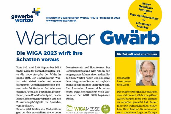 Gewerbezeitung Wartau 2022